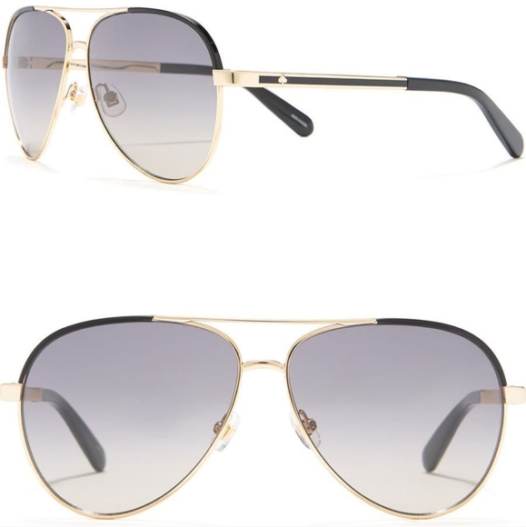 Kate Spade Amarissa Aviator Pilot Sunglasses Luxury Designer Celebrity #150 - Picture 1 of 10